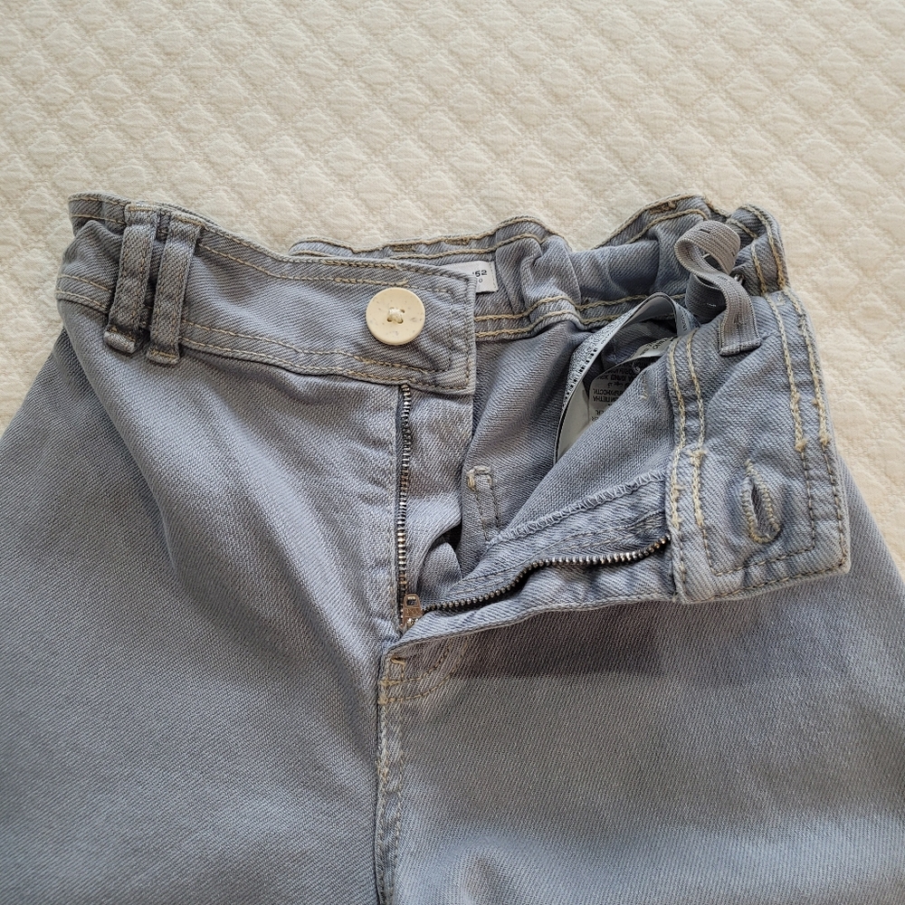 Zara Kids Gray Wide-Leg Jeans - Picture 8 of 11